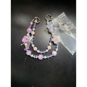 Purple pink bag chain
